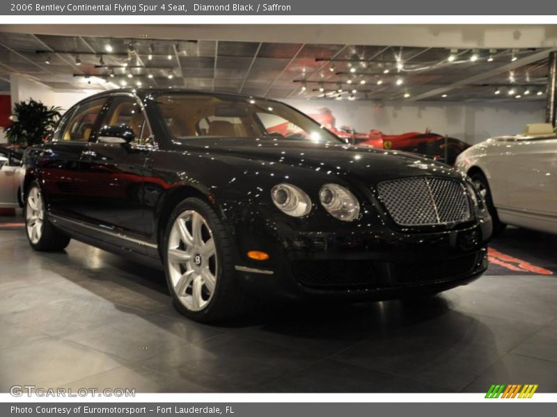 Diamond Black / Saffron 2006 Bentley Continental Flying Spur 4 Seat