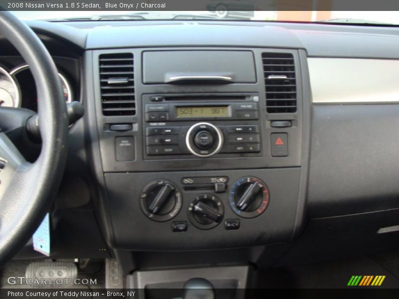 Blue Onyx / Charcoal 2008 Nissan Versa 1.8 S Sedan