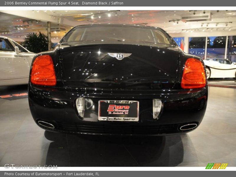 Diamond Black / Saffron 2006 Bentley Continental Flying Spur 4 Seat