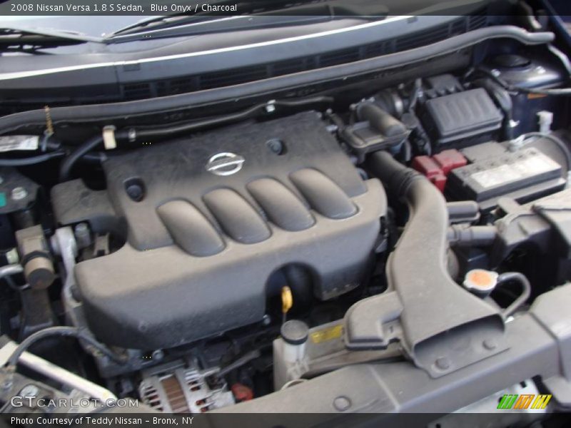 Blue Onyx / Charcoal 2008 Nissan Versa 1.8 S Sedan