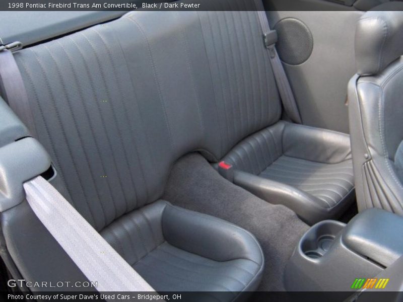 Black / Dark Pewter 1998 Pontiac Firebird Trans Am Convertible