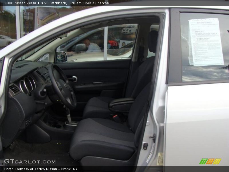 Brilliant Silver / Charcoal 2008 Nissan Versa 1.8 SL Hatchback