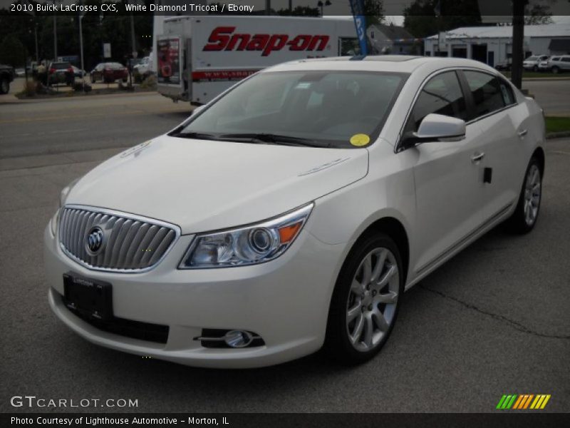 White Diamond Tricoat / Ebony 2010 Buick LaCrosse CXS