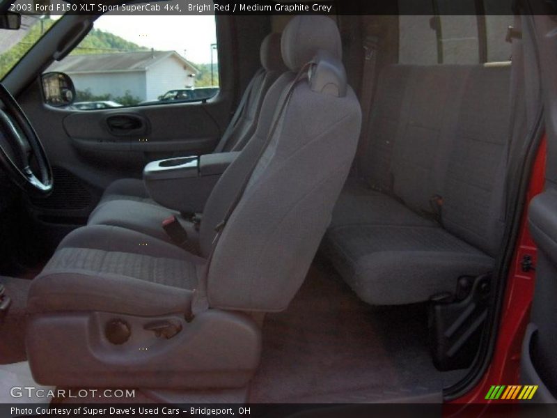 Bright Red / Medium Graphite Grey 2003 Ford F150 XLT Sport SuperCab 4x4