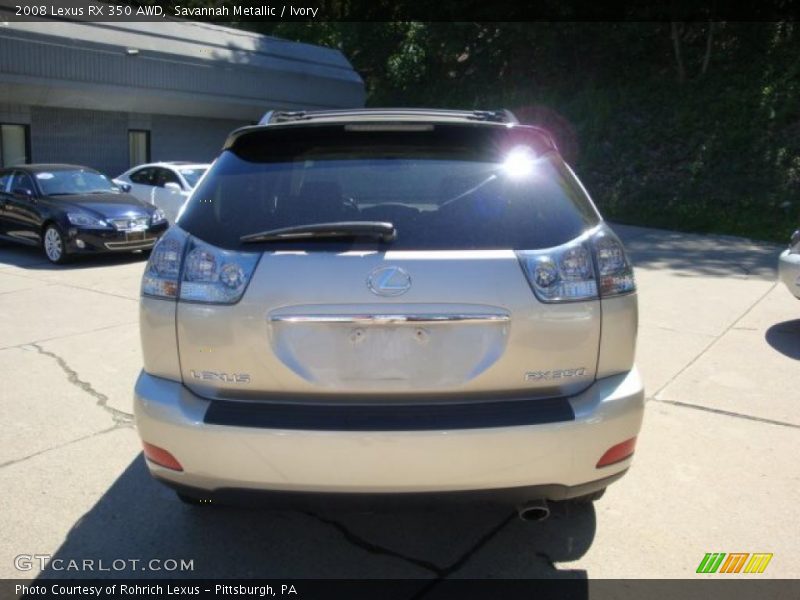 Savannah Metallic / Ivory 2008 Lexus RX 350 AWD