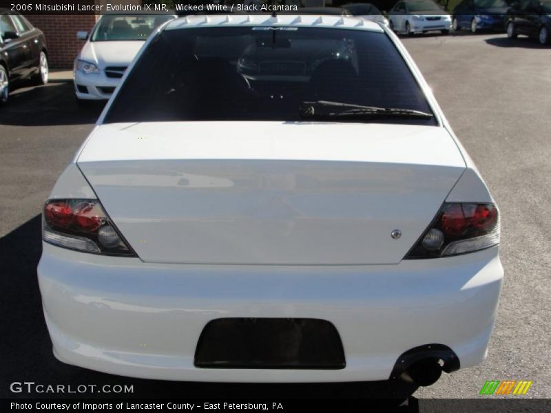 Wicked White / Black Alcantara 2006 Mitsubishi Lancer Evolution IX MR