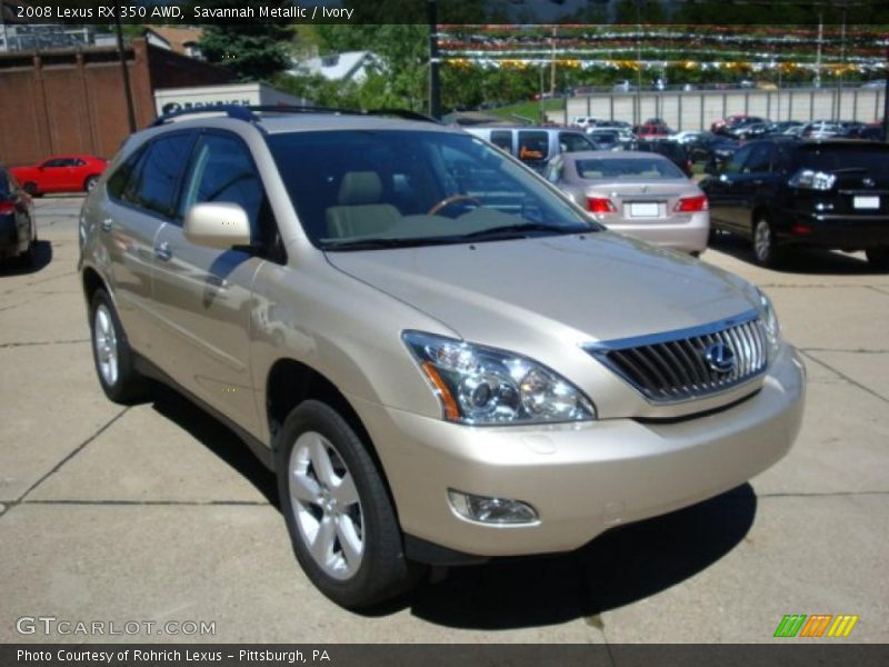 Savannah Metallic / Ivory 2008 Lexus RX 350 AWD