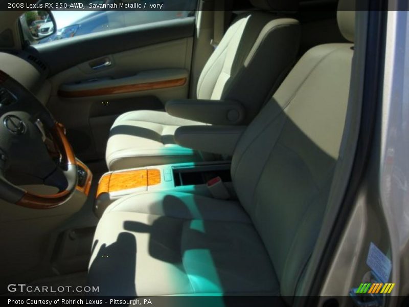 Savannah Metallic / Ivory 2008 Lexus RX 350 AWD