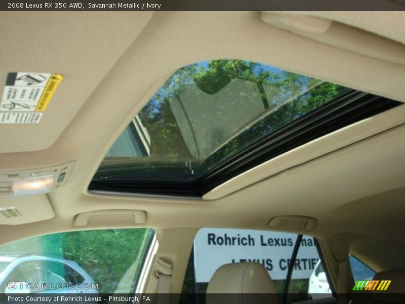 Savannah Metallic / Ivory 2008 Lexus RX 350 AWD