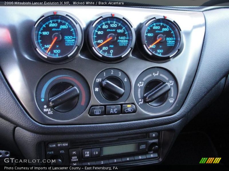 Wicked White / Black Alcantara 2006 Mitsubishi Lancer Evolution IX MR