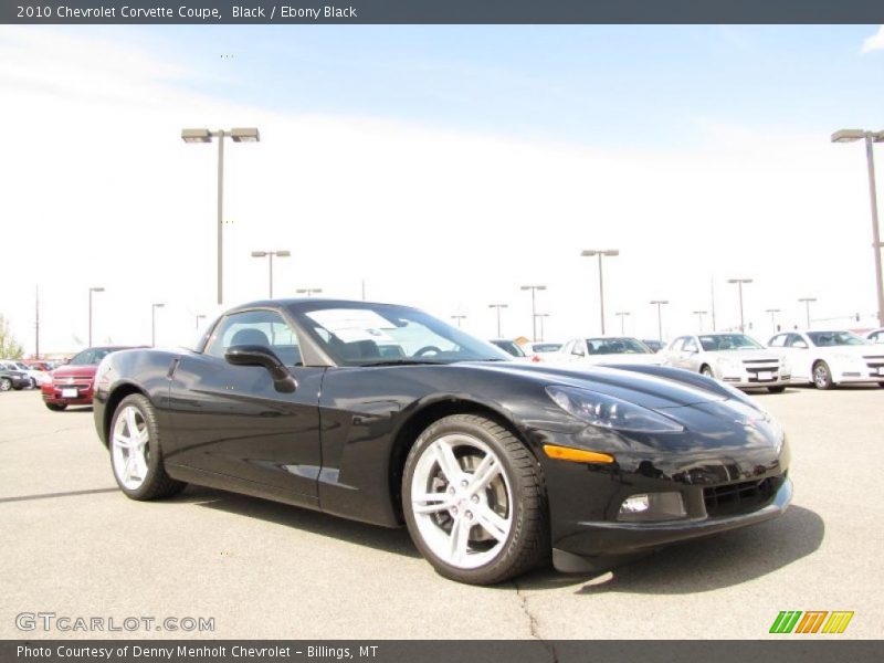 Black / Ebony Black 2010 Chevrolet Corvette Coupe