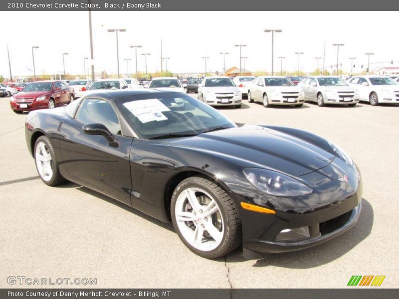 Black / Ebony Black 2010 Chevrolet Corvette Coupe