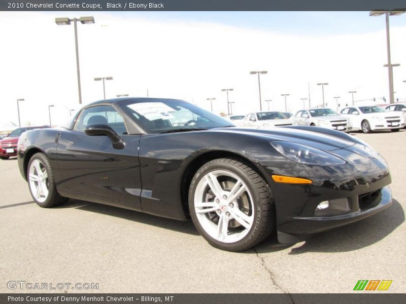 Black / Ebony Black 2010 Chevrolet Corvette Coupe