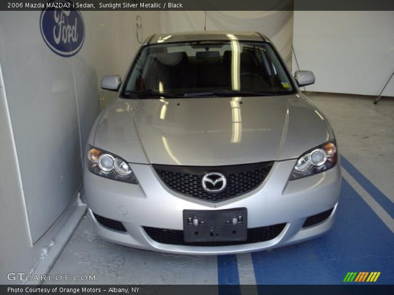 Sunlight Silver Metallic / Black 2006 Mazda MAZDA3 i Sedan