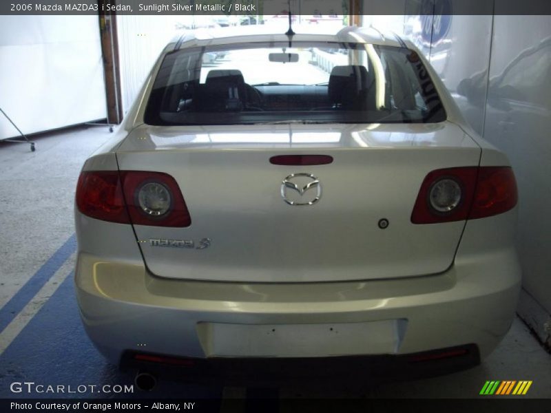 Sunlight Silver Metallic / Black 2006 Mazda MAZDA3 i Sedan