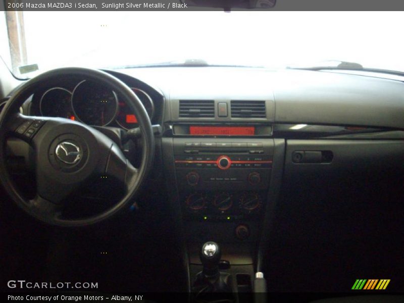 Sunlight Silver Metallic / Black 2006 Mazda MAZDA3 i Sedan
