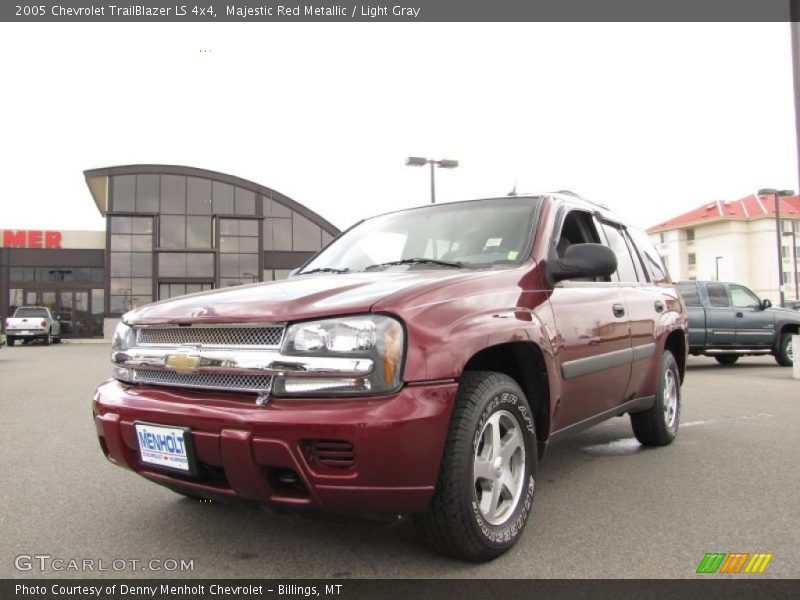 Majestic Red Metallic / Light Gray 2005 Chevrolet TrailBlazer LS 4x4