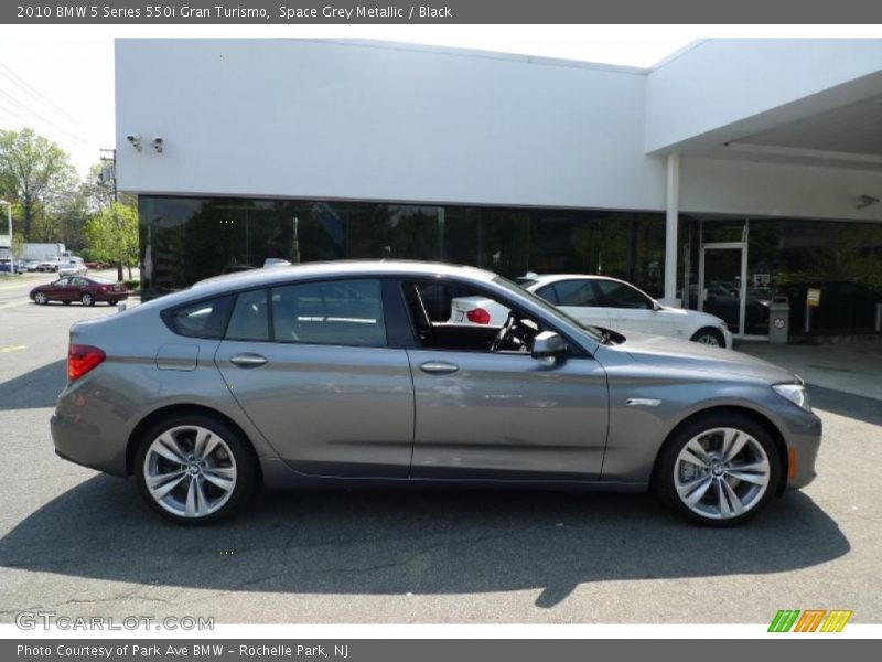 Space Grey Metallic / Black 2010 BMW 5 Series 550i Gran Turismo