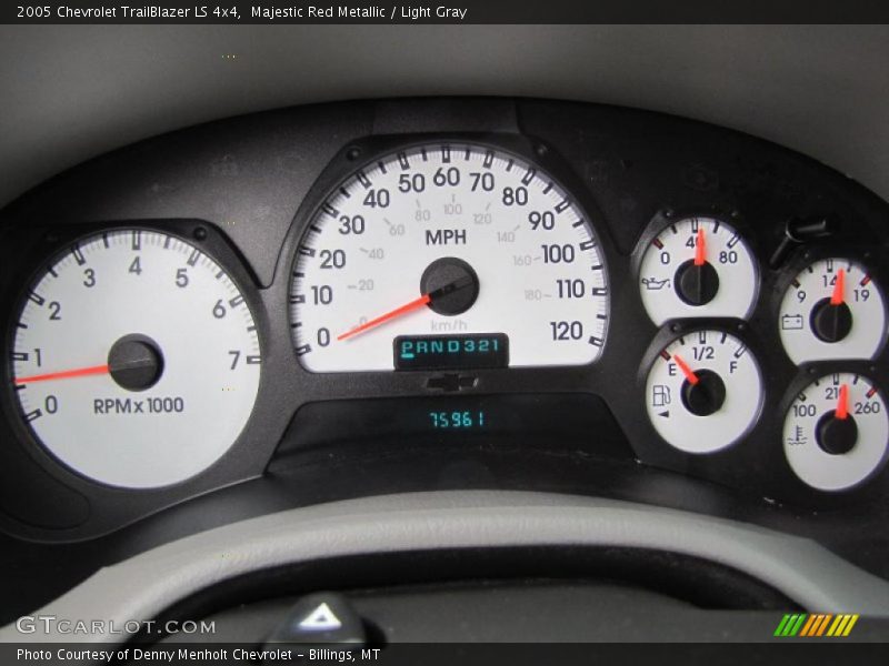 Majestic Red Metallic / Light Gray 2005 Chevrolet TrailBlazer LS 4x4