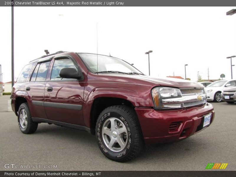 Majestic Red Metallic / Light Gray 2005 Chevrolet TrailBlazer LS 4x4