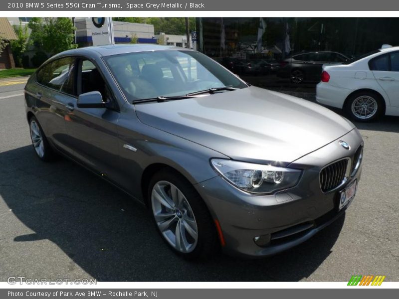 Space Grey Metallic / Black 2010 BMW 5 Series 550i Gran Turismo