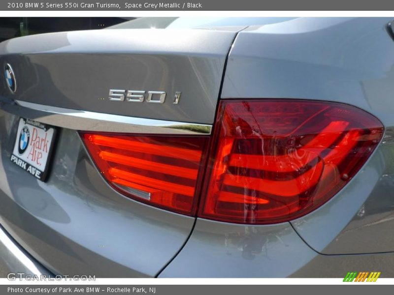 Space Grey Metallic / Black 2010 BMW 5 Series 550i Gran Turismo