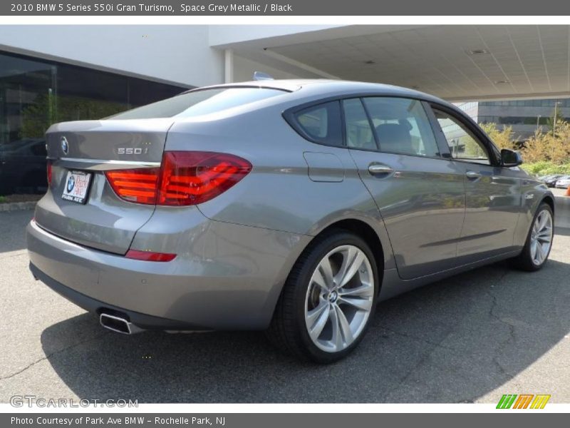 Space Grey Metallic / Black 2010 BMW 5 Series 550i Gran Turismo