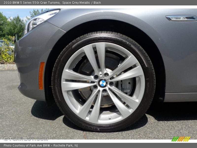 Space Grey Metallic / Black 2010 BMW 5 Series 550i Gran Turismo