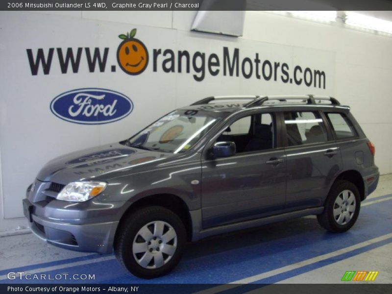 Graphite Gray Pearl / Charcoal 2006 Mitsubishi Outlander LS 4WD