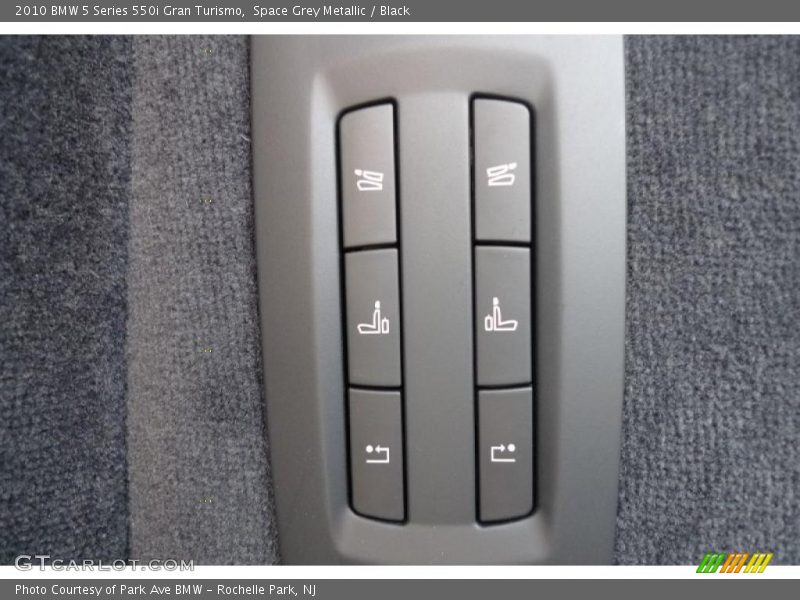 Space Grey Metallic / Black 2010 BMW 5 Series 550i Gran Turismo