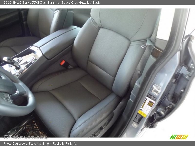 Space Grey Metallic / Black 2010 BMW 5 Series 550i Gran Turismo