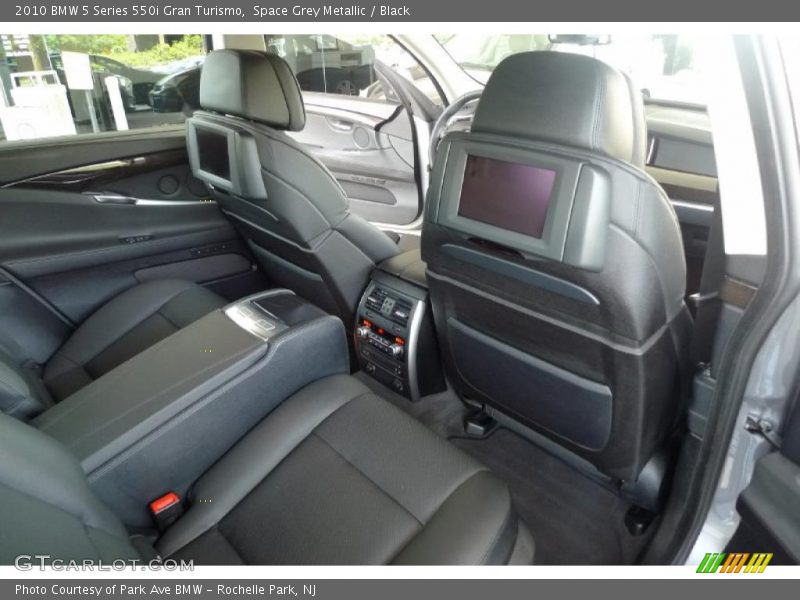 Space Grey Metallic / Black 2010 BMW 5 Series 550i Gran Turismo