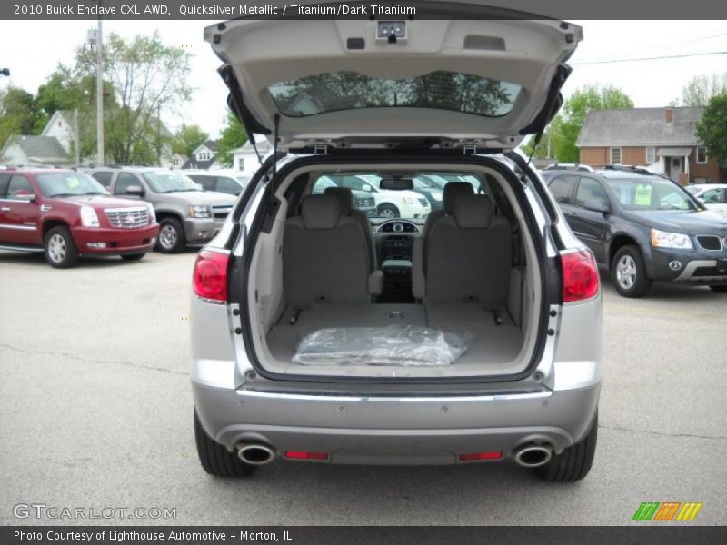 Quicksilver Metallic / Titanium/Dark Titanium 2010 Buick Enclave CXL AWD