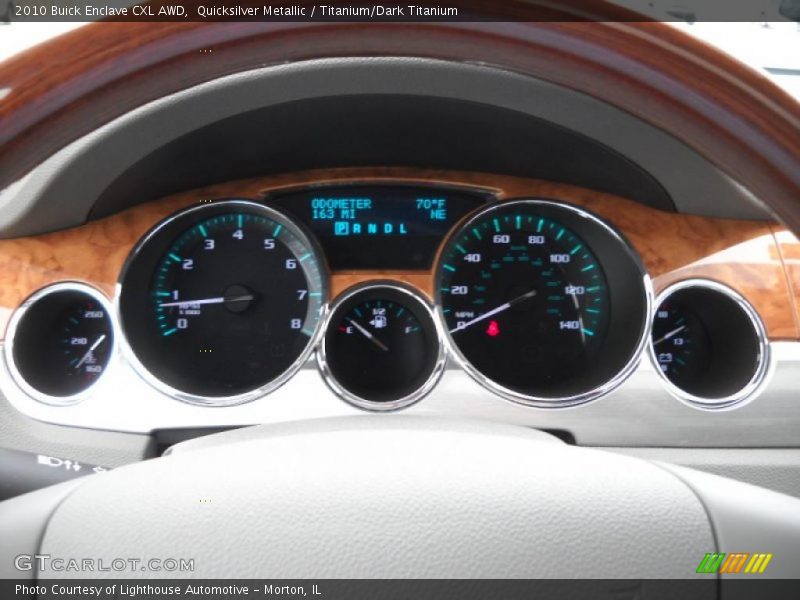 Quicksilver Metallic / Titanium/Dark Titanium 2010 Buick Enclave CXL AWD