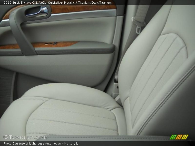 Quicksilver Metallic / Titanium/Dark Titanium 2010 Buick Enclave CXL AWD