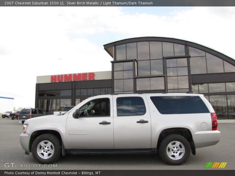 Silver Birch Metallic / Light Titanium/Dark Titanium 2007 Chevrolet Suburban 1500 LS