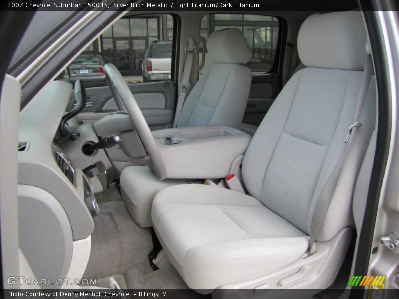 Silver Birch Metallic / Light Titanium/Dark Titanium 2007 Chevrolet Suburban 1500 LS