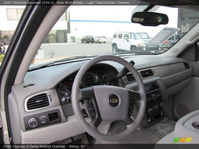 Silver Birch Metallic / Light Titanium/Dark Titanium 2007 Chevrolet Suburban 1500 LS