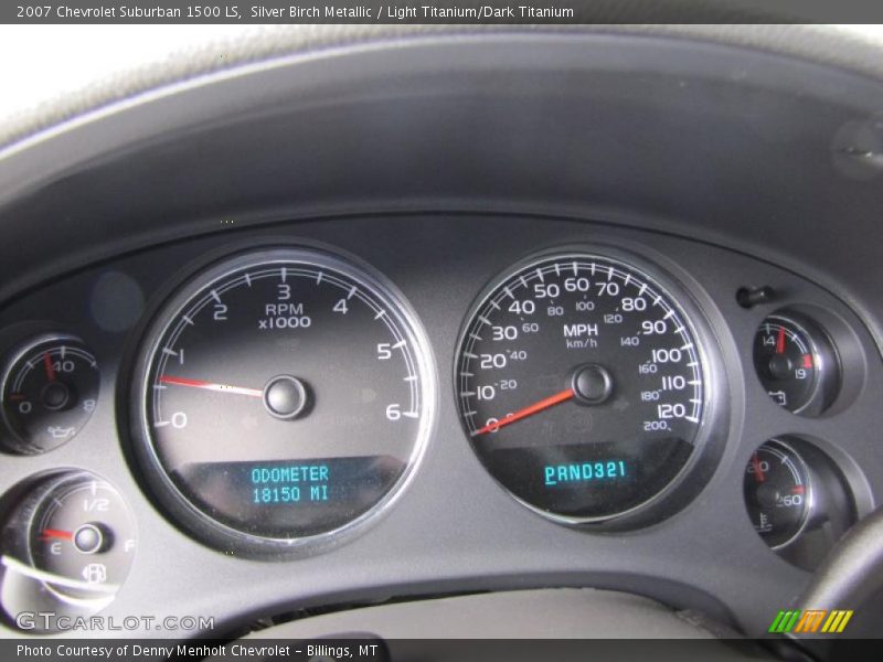 Silver Birch Metallic / Light Titanium/Dark Titanium 2007 Chevrolet Suburban 1500 LS