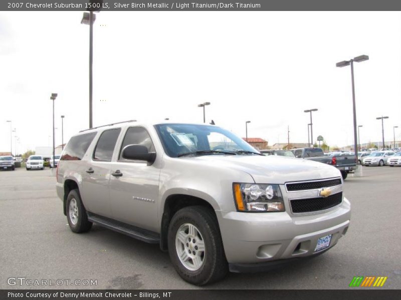 Silver Birch Metallic / Light Titanium/Dark Titanium 2007 Chevrolet Suburban 1500 LS