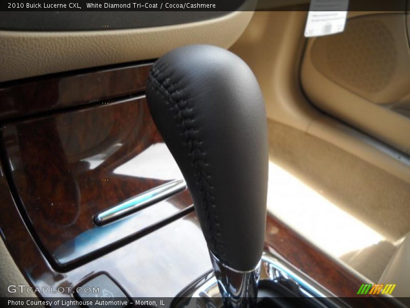 White Diamond Tri-Coat / Cocoa/Cashmere 2010 Buick Lucerne CXL