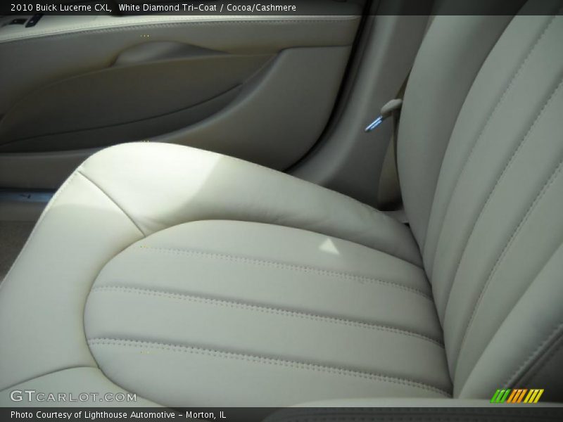 White Diamond Tri-Coat / Cocoa/Cashmere 2010 Buick Lucerne CXL