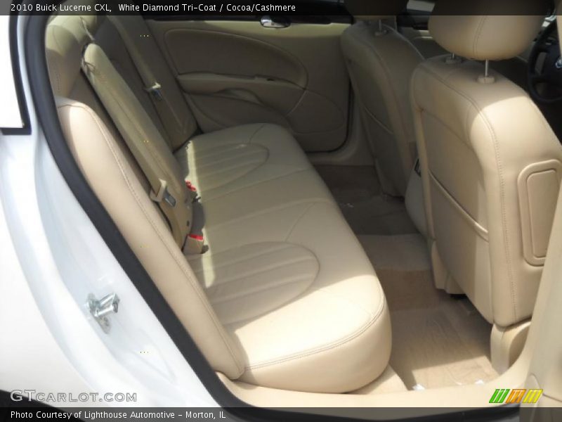 White Diamond Tri-Coat / Cocoa/Cashmere 2010 Buick Lucerne CXL