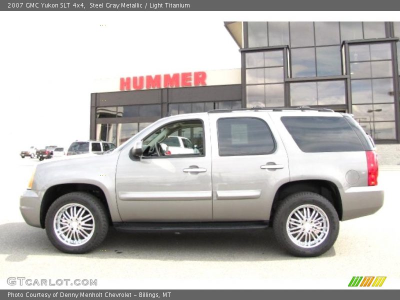 Steel Gray Metallic / Light Titanium 2007 GMC Yukon SLT 4x4
