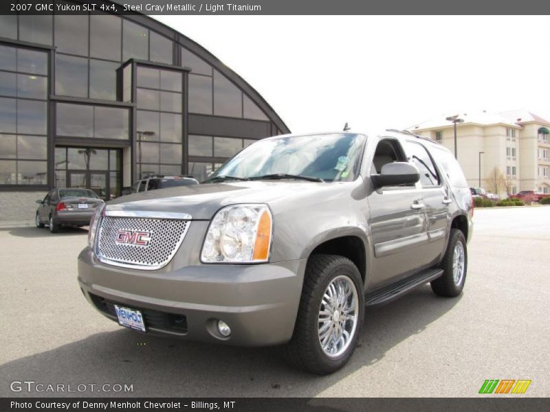 Steel Gray Metallic / Light Titanium 2007 GMC Yukon SLT 4x4