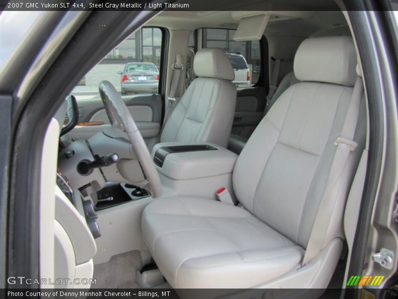 Steel Gray Metallic / Light Titanium 2007 GMC Yukon SLT 4x4