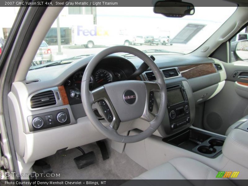 Steel Gray Metallic / Light Titanium 2007 GMC Yukon SLT 4x4