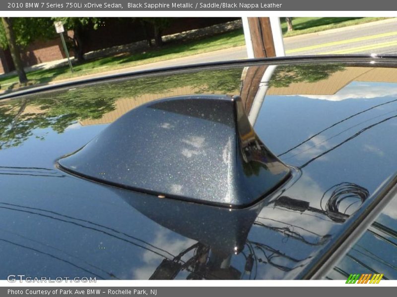 Black Sapphire Metallic / Saddle/Black Nappa Leather 2010 BMW 7 Series 750Li xDrive Sedan