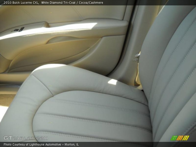 White Diamond Tri-Coat / Cocoa/Cashmere 2010 Buick Lucerne CXL