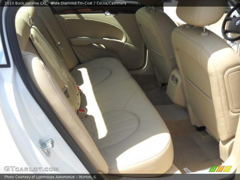 White Diamond Tri-Coat / Cocoa/Cashmere 2010 Buick Lucerne CXL